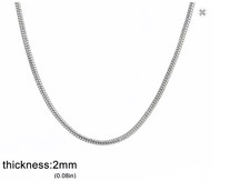 Mens Solid Stainless Steel