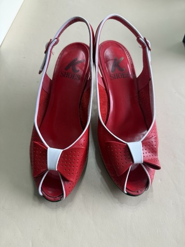 True vintage 1980s shoes red - shoes,