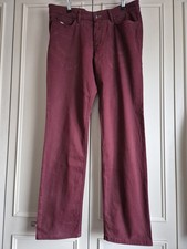 Fynch Hatton Chino Trousers,  Burgandy, Size W36 L31