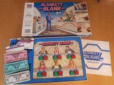 Blankety Blank Board Game - Complete - Excellent Condition -  1983 MB Games