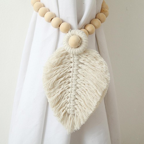 Boho wooden beads cotton - wooden,