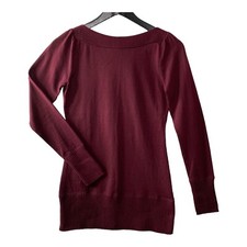 The Limited Burgundy Ribbed