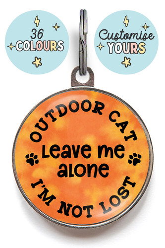 Outdoor cat tag - outdoor,