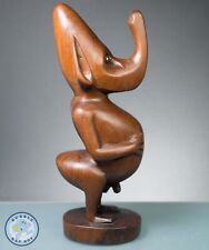 MID CENTURY AFRICAN TRIBAL ART WOODEN FIGURINE SCULPTURE PHALLIC