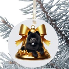Chow Chow Dog Hanging Bauble
