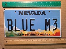 License Plate, Nevada, Vanity