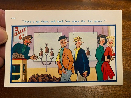 Postcard comedy risque - postcard,
