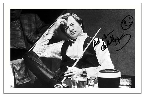Alex higgins signed - signed, autograph