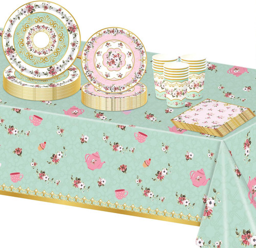 Tea party plates - tea,