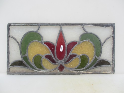 Antique stained glass window - antique,