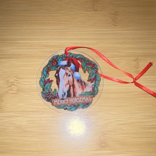 Merry horsemas horse - horse, bauble