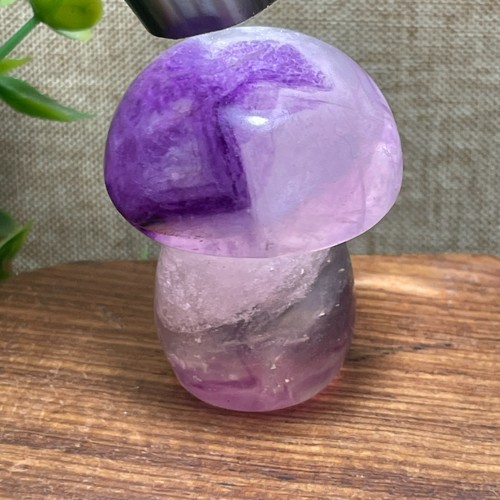 Rainbow fluorite stone carved - rainbow,