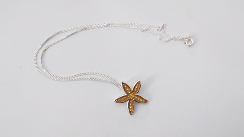 Necklace silver 925 hallmark - silver,