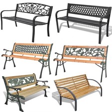 Garden Bench 2/3 Seater Wooden