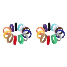  2 Count Dog Tags Puppy Collars for Litter Baby Id Bands Adjustable Pet