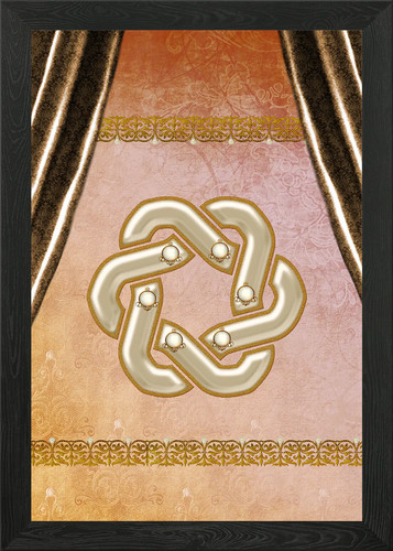 Celtic knot framed wall - framed, art