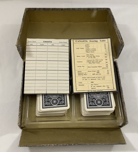 Vintage canasta card - vintage,