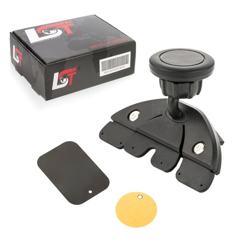 Magnetic car radio mount - magnetic, cd