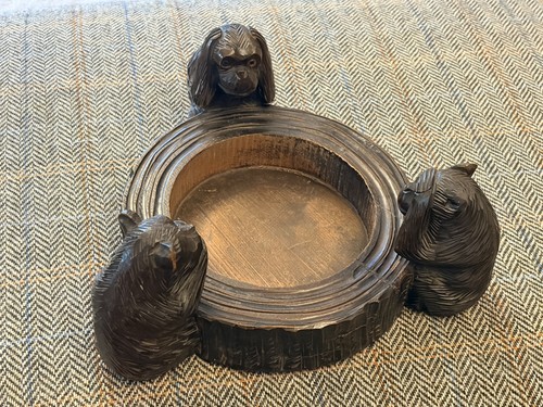 Large rare carved black - large,