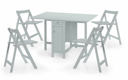 Light grey folding drop leaf - grey,
