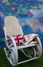 Antique French Rocking chair bergere chair nursing chair shabby chic vintage 