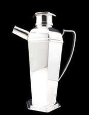 SOLID SILVER ART DECO COCKTAIL