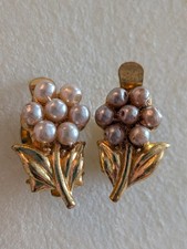 Vintage Seed Pearl Gold Tone