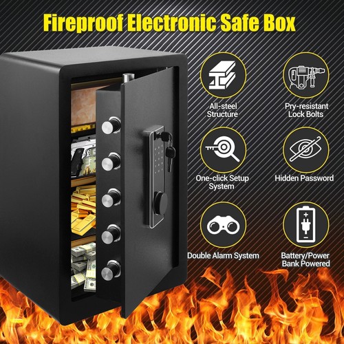 Large door security safe box - security,