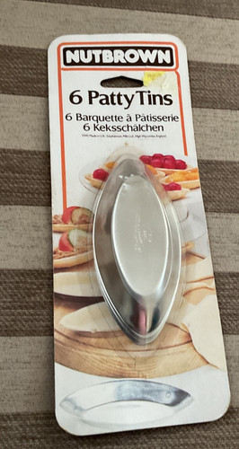 Vintage nutbrown patty tins - vintage,
