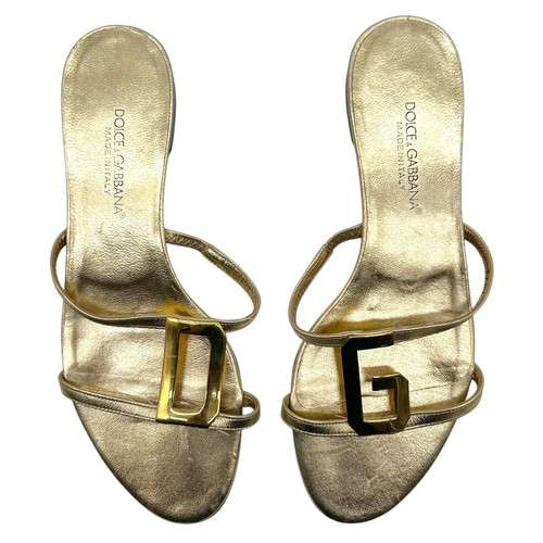 Dolce gabbana gold dg logo - gold,