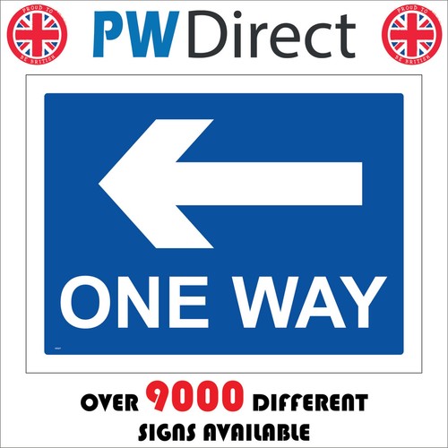 Sign one way - one, traffic