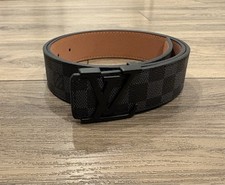 Black Louis Vuitton Belt