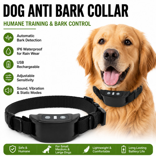 Dog anti bark - bark, collar