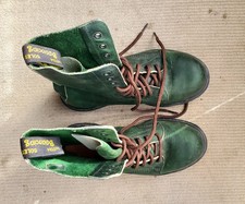 Rare Vintage Steel Toe Dr Martens with refurbished soles. Size UK 5 / EU 38