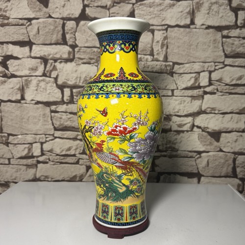 35cm tall birds trees enamel - 35cm, &