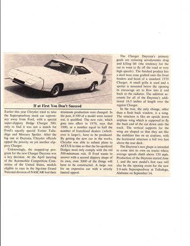 1969 dodge charger daytona - dodge, ~