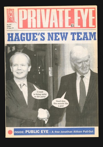 Private eye magazine - magazine, back