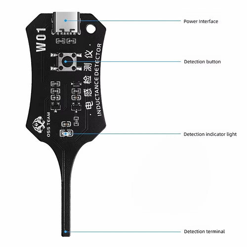 Portable inductance tester - portable, for