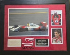 Original F1 Ayrton Senna Signed Display. With COA And Original Purchase Receipt