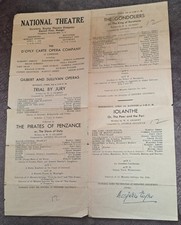 SIGNED 1939 D`Oyly Carte programme Gilbert & Sullivan Marjorie Eyre USA Theatre