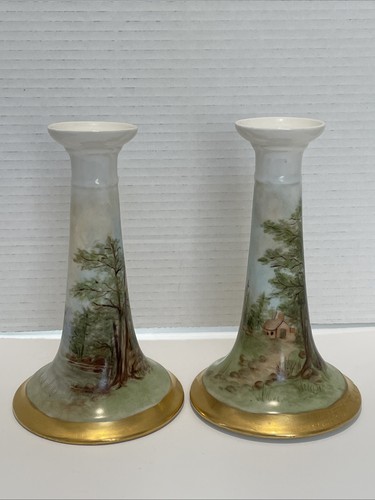 Scenic pair antique - of, pl