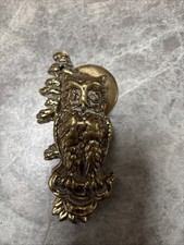 Collectors Vintage Brass Owl