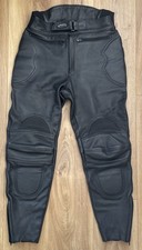 Genuine Scott Leathers Ladies Motorcycle Leather Trousers Made In UK Motorbike 