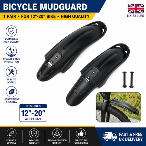 Pair bicycle mudguard - 1,