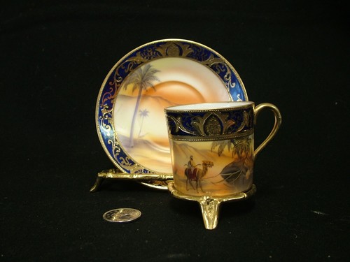Antique noritake hand - antique, painted