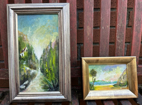 Two vintage small original - small,