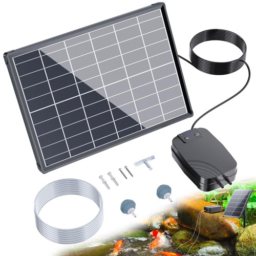 Solar pond aerator - solar,