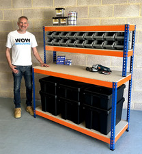 Workstation workbench storage