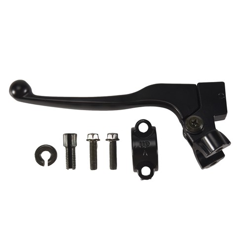 Motorcycle black left clutch - black,