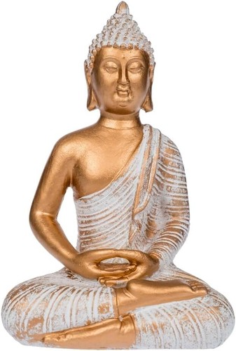 Buddha statue brass figure - buddha,